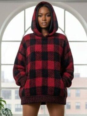 SKIMS Boyfriend Fleece Ultra-Oversized Hoodie sweatshirt S/M